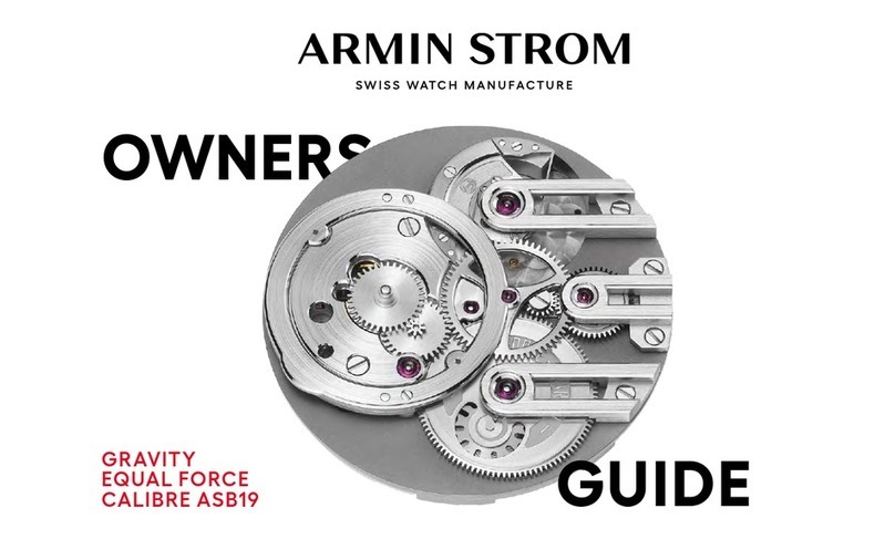 Armin Strom GRAVITY EQUAL FORCE User manual Armin Strom GRAVITY EQUAL FORCE User manual