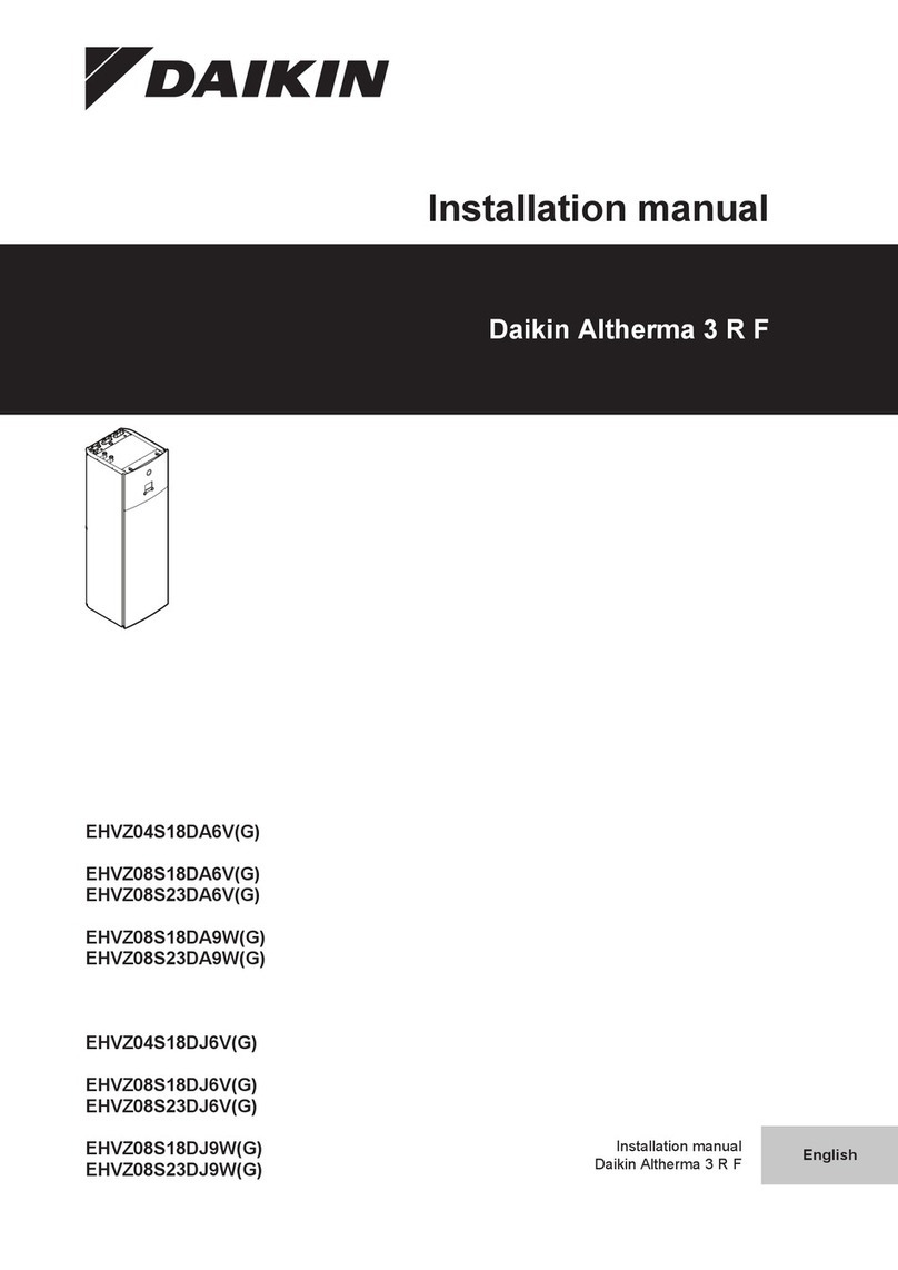 Daikin Altherma EHVZ08S23DA6V User manual