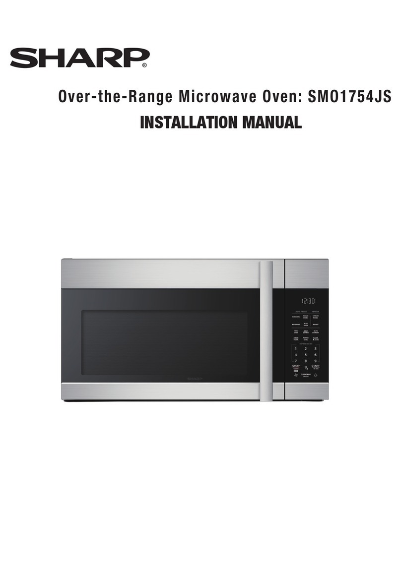 Sharp Carousel SMO1754JS User manual