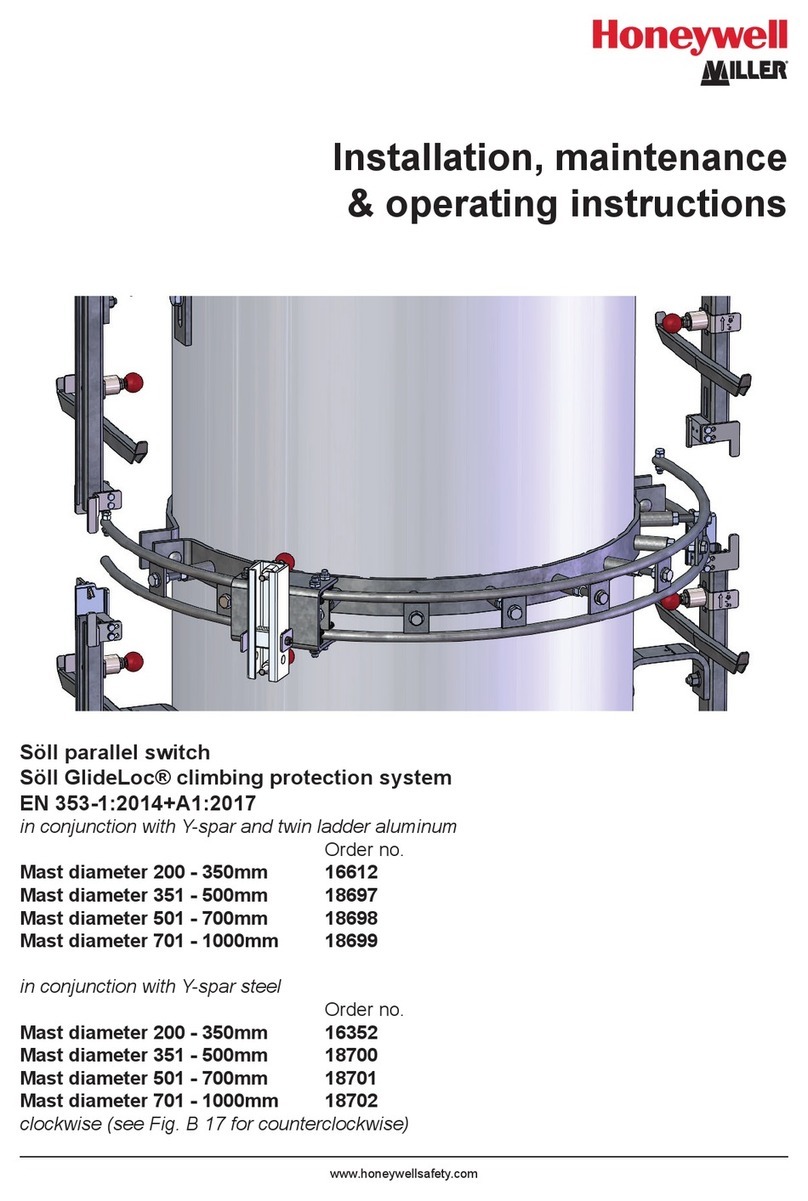 Honeywell Miller Soll GlideLoc Operating and maintenance manual