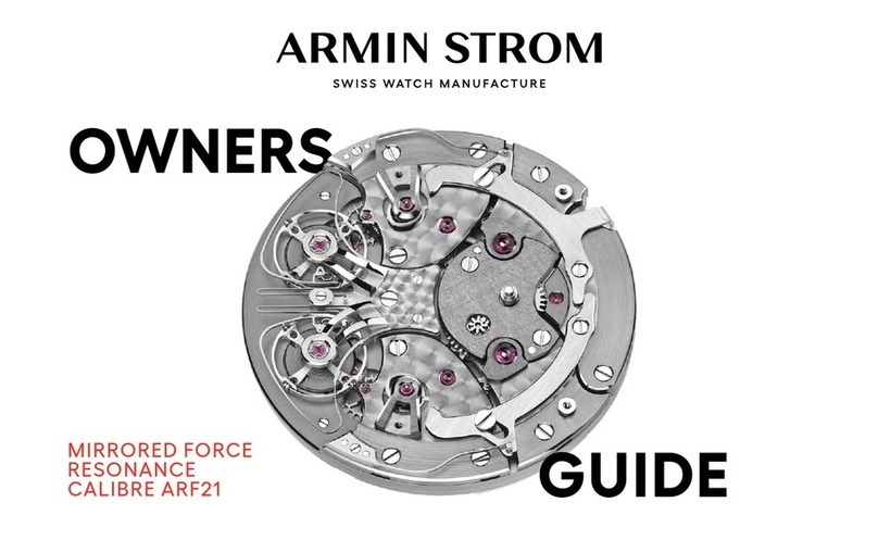 Armin Strom Mirrored Force Resonance owner's manual