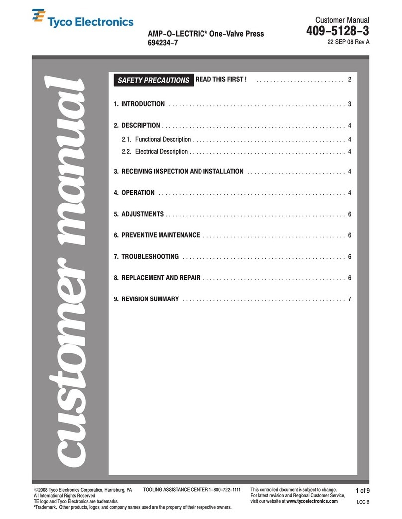 Tyco Electronics AMP-O-LECTRIC 694134-7 Reference guide