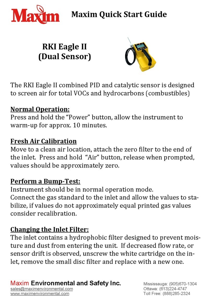 Maxim RKI Eagle II quick start guide