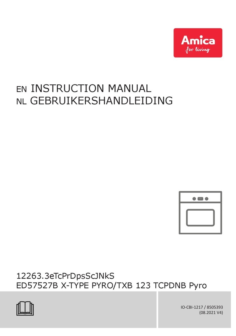 Amica ED57527B X-TYPE PYRO User manual Amica ED57527B X-TYPE PYRO User manual