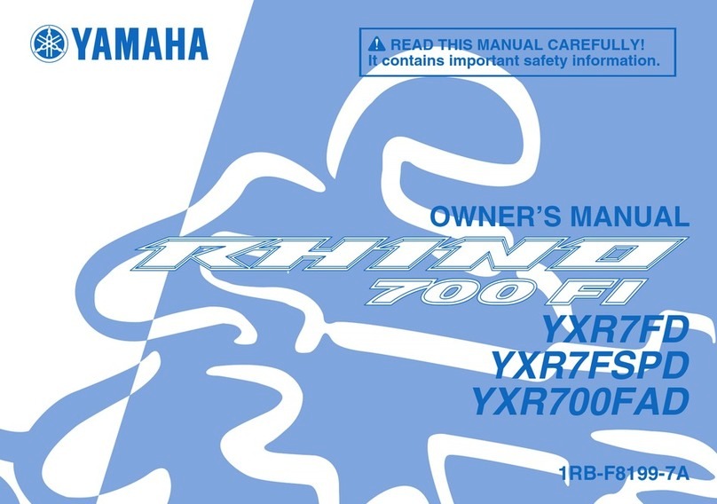 Yamaha YXR7FD owner's manual