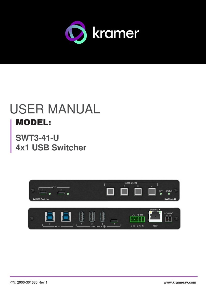 Kramer SWT3-41-U user manual
