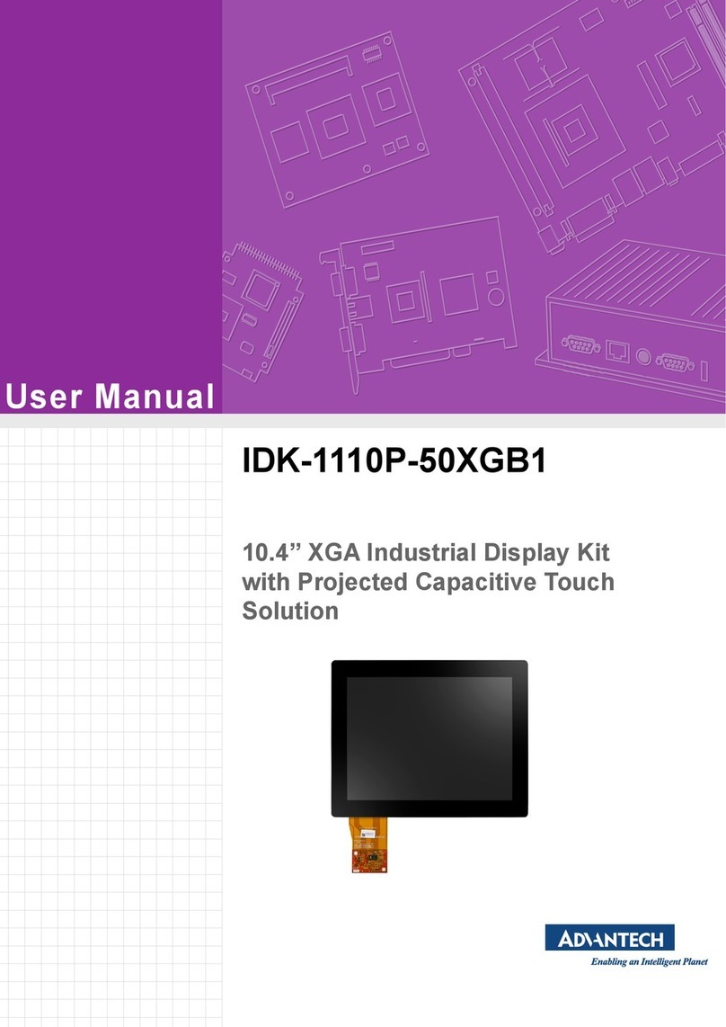 Advantech IDK-1110P-50XGB1 User manual