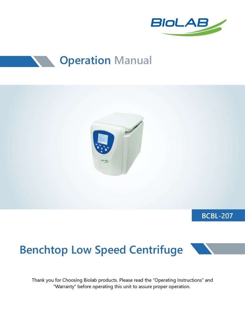 Biobase BCBL-207 User manual Biobase BCBL-207 User manual