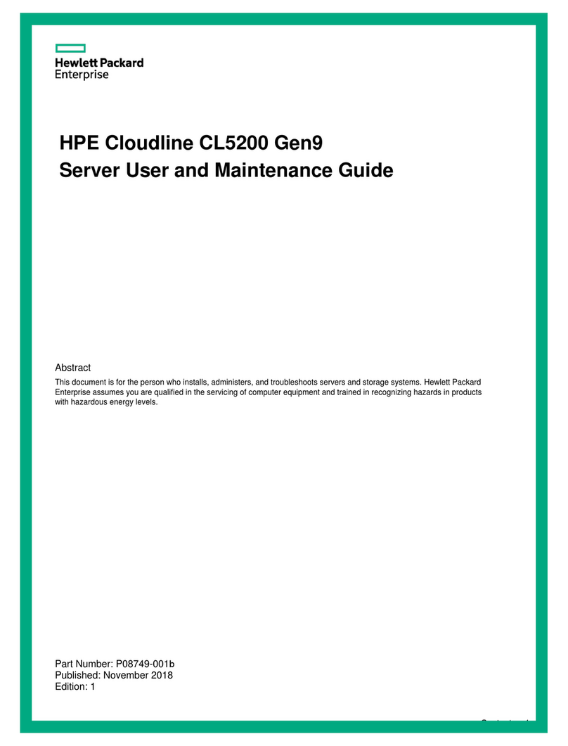 HP Cloudline CL5200 Gen9 Operating instructions