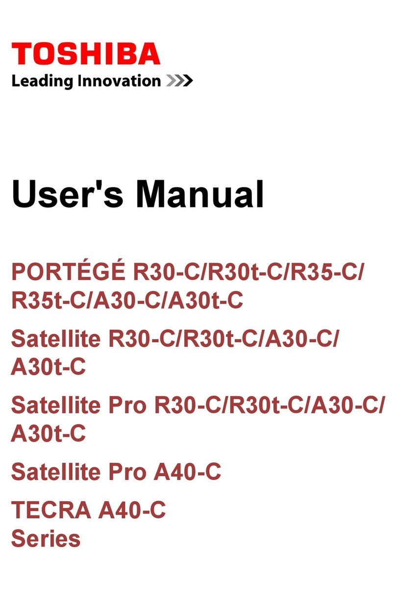 Toshiba PORTEGE R35-C user manual