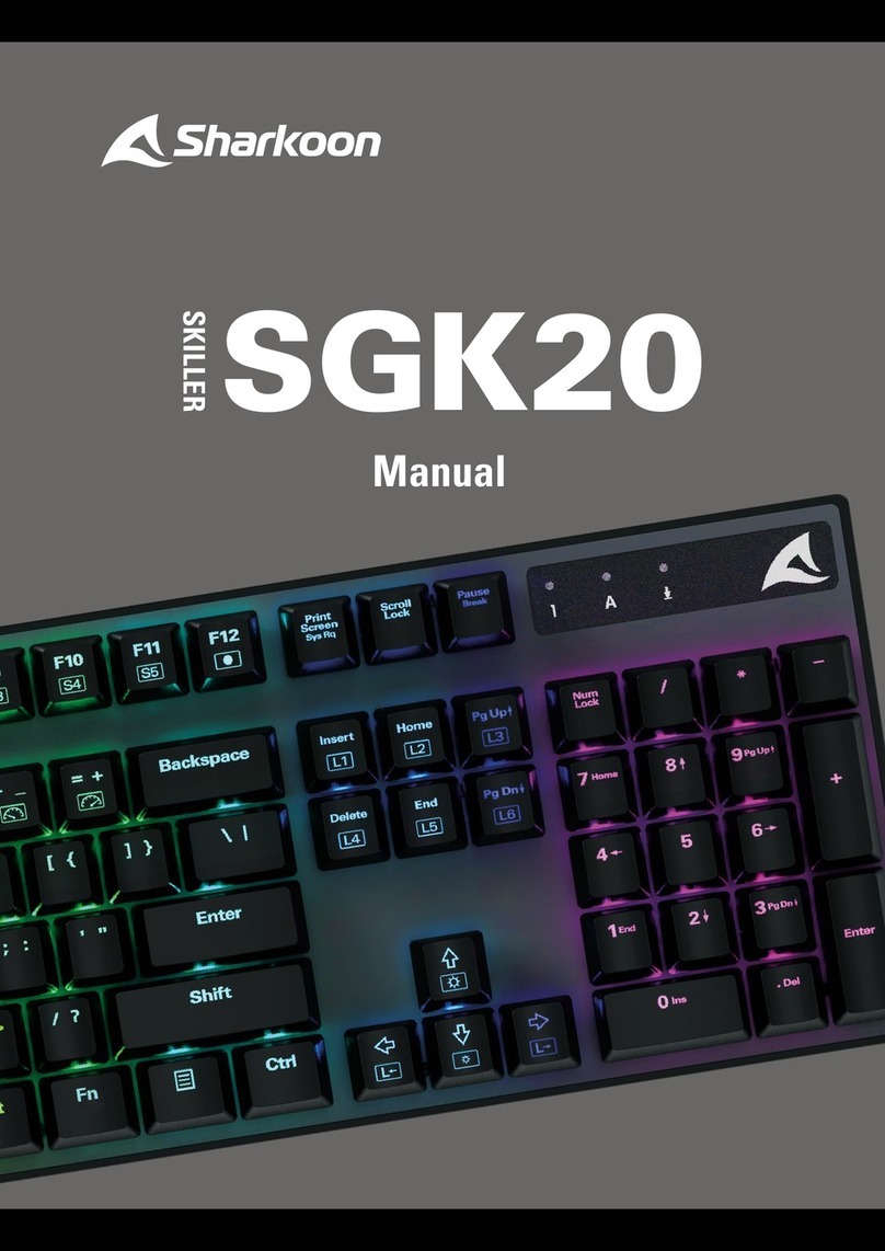 Sharkoon SKILLER SGK20 manual