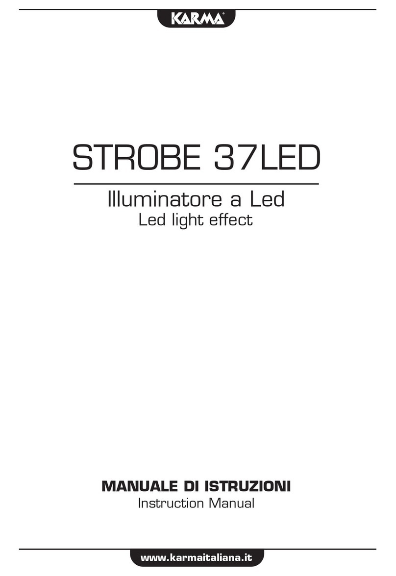 Karma STROBE 37LED instruction manual