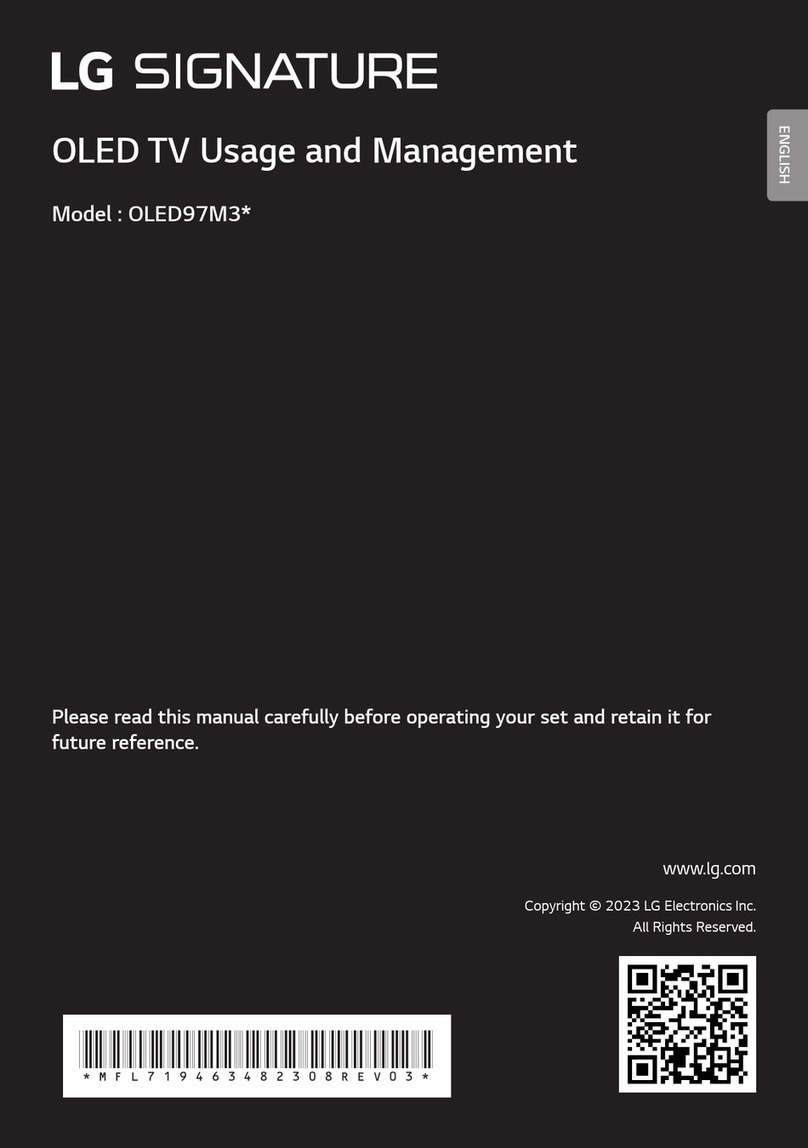LG OLED97M3 Series Programming manual