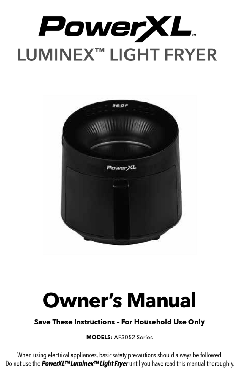 PowerXL Luminex AF3052 Series User manual