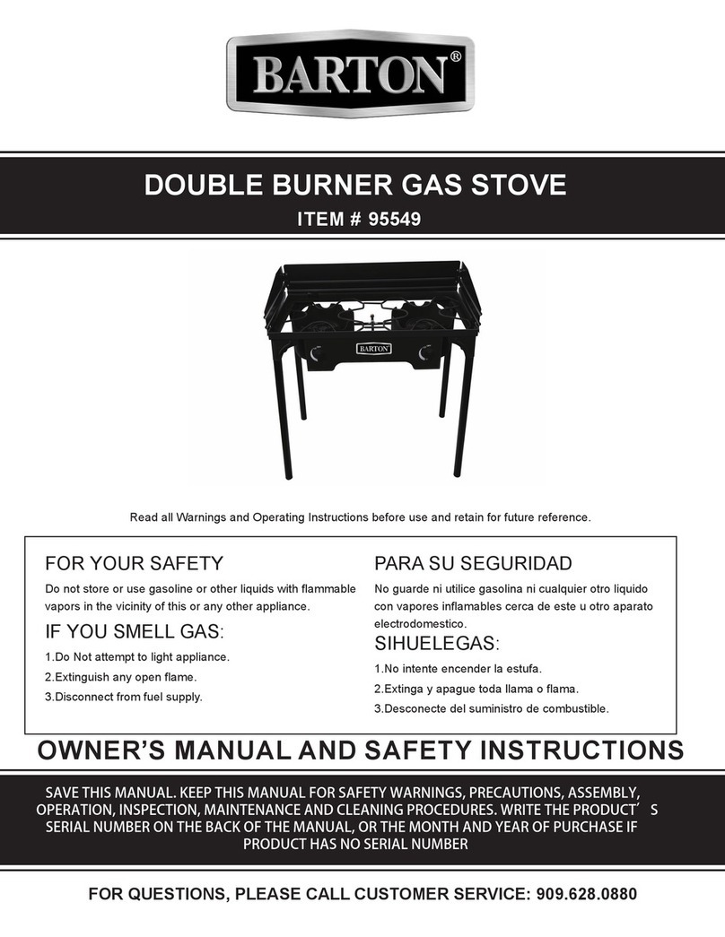 Barton 95549 Owner's manual and safety instructions