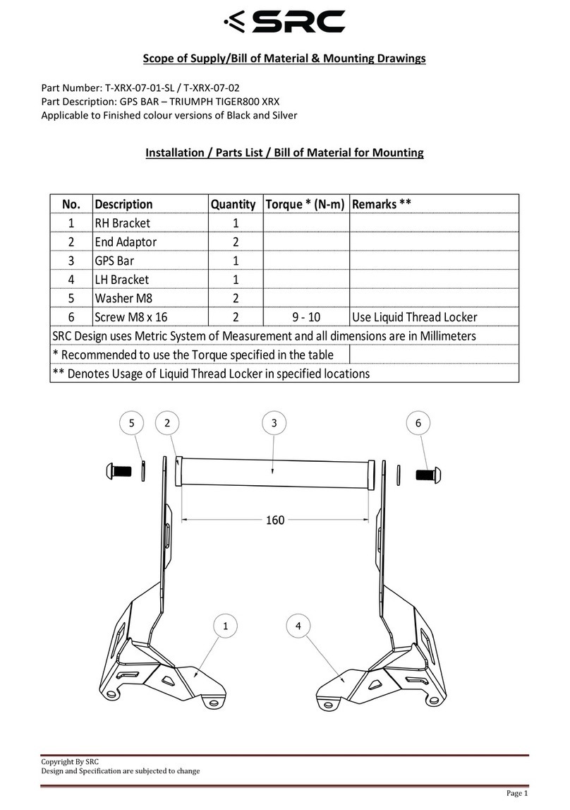 SRC T-XRX-07-01-SL User manual