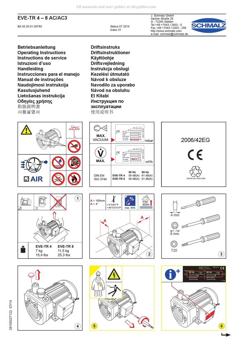 Schmalz EVE-TR 4 User manual Schmalz EVE-TR 4 User manual