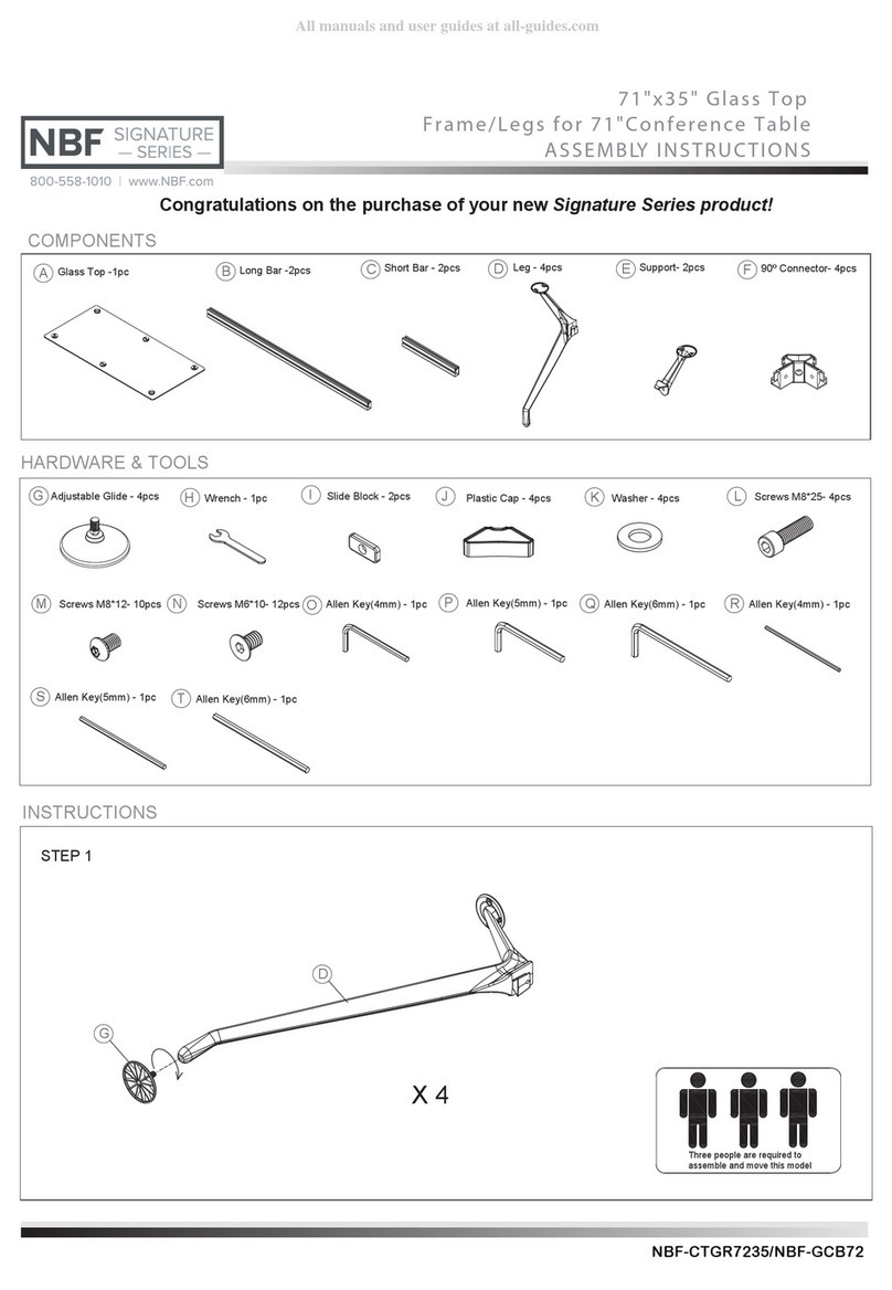 nbf Signature Series User manual nbf Signature Series User manual