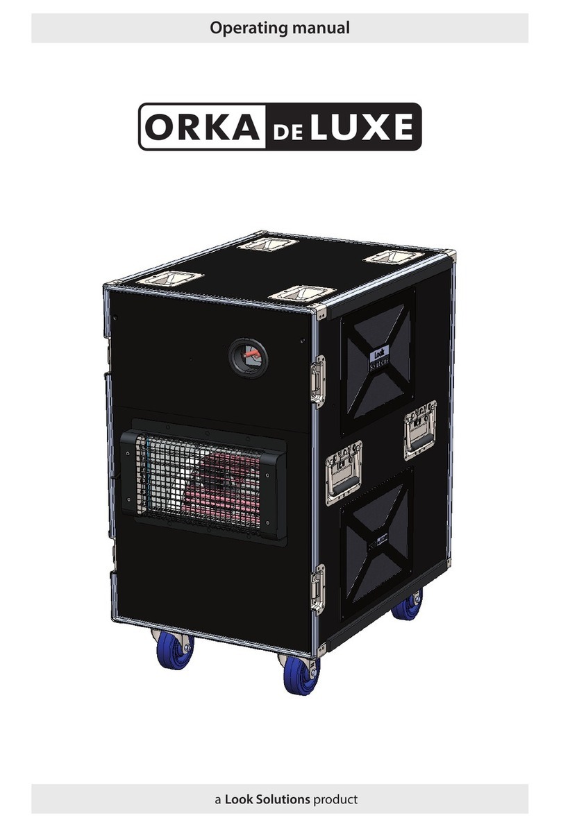 Look Solutions Orka deLuxe operating manual