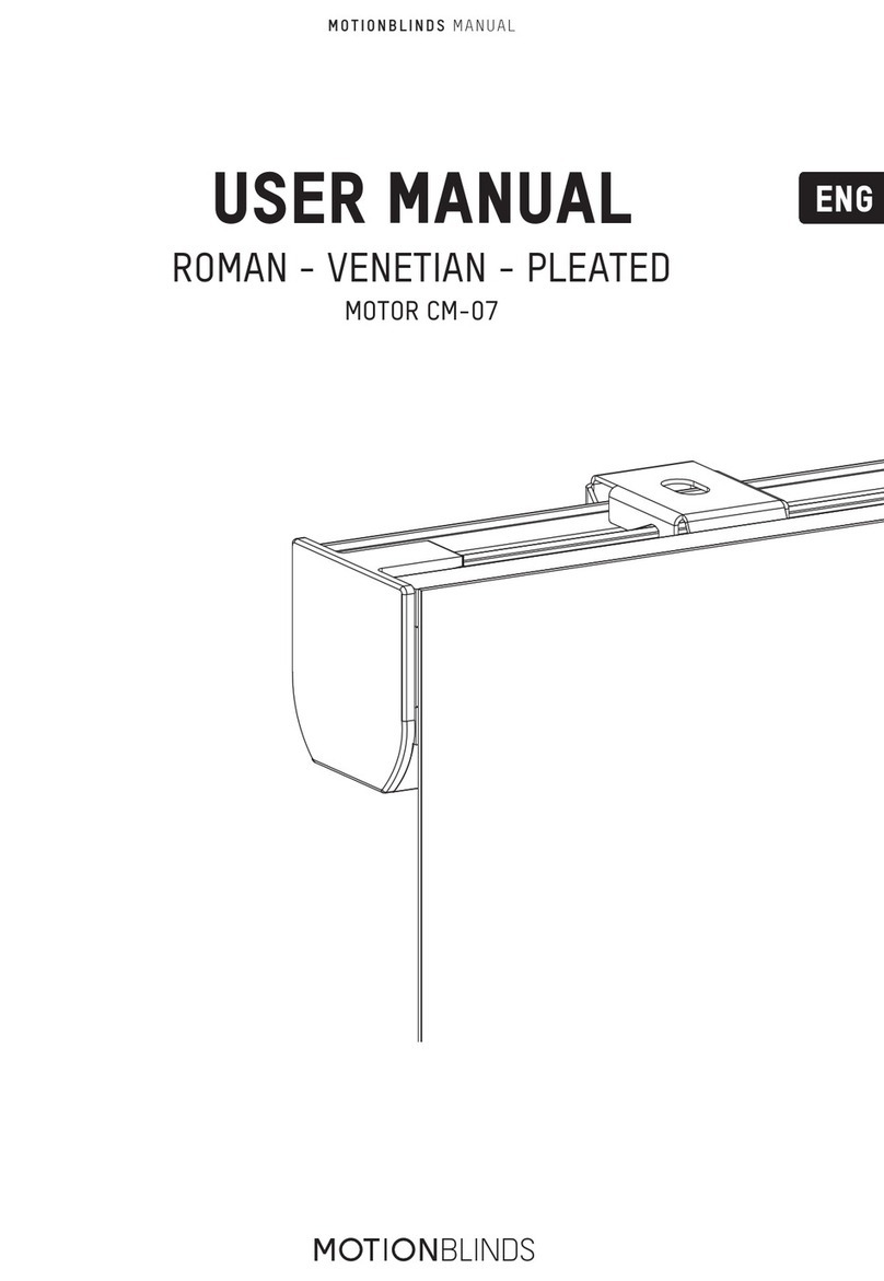 MOTION BLINDS CM-07 user manual