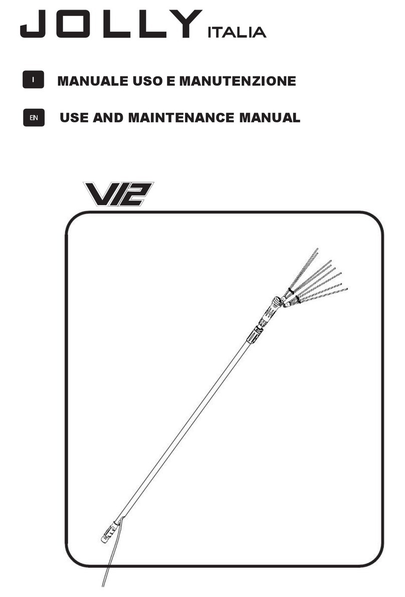 Jolly V12 Use and maintenance manual