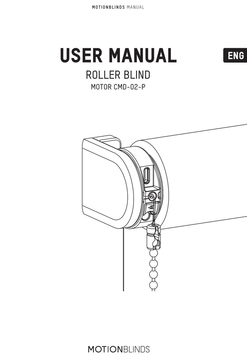 MOTION BLINDS CMD-02-P user manual