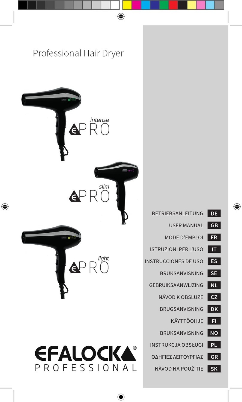 EFALOCK Professional ePRO slim User manual