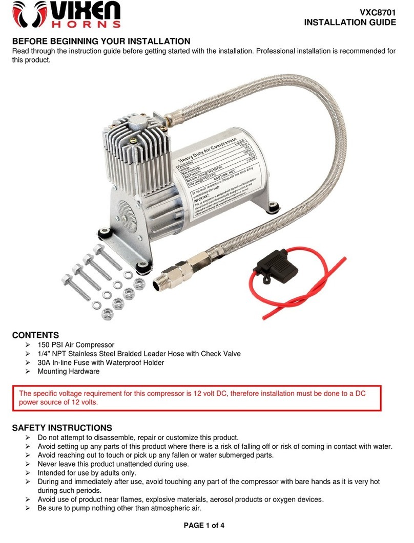 Vixen Horns VXC8701 installation guide
