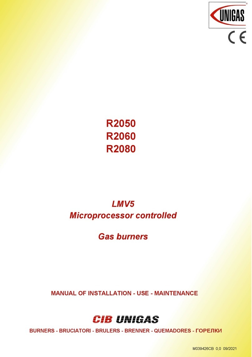 CIB UNIGAS R2050 Operating manual