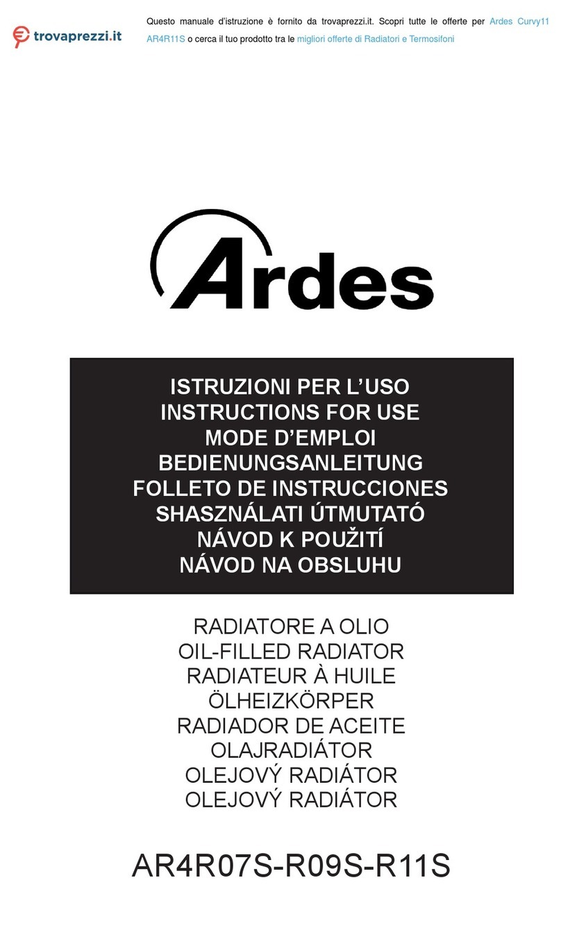 ARDES Curvy11 Instructions for use