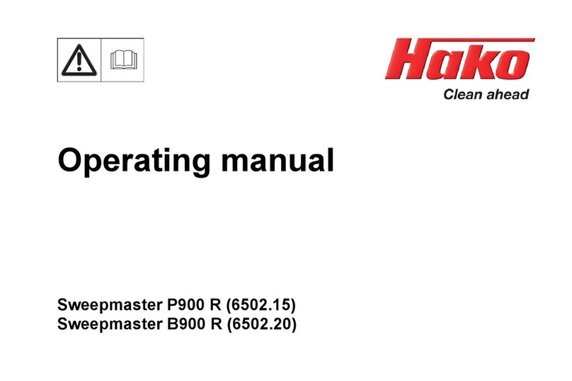 HAKO Sweepmaster P900 R operating manual