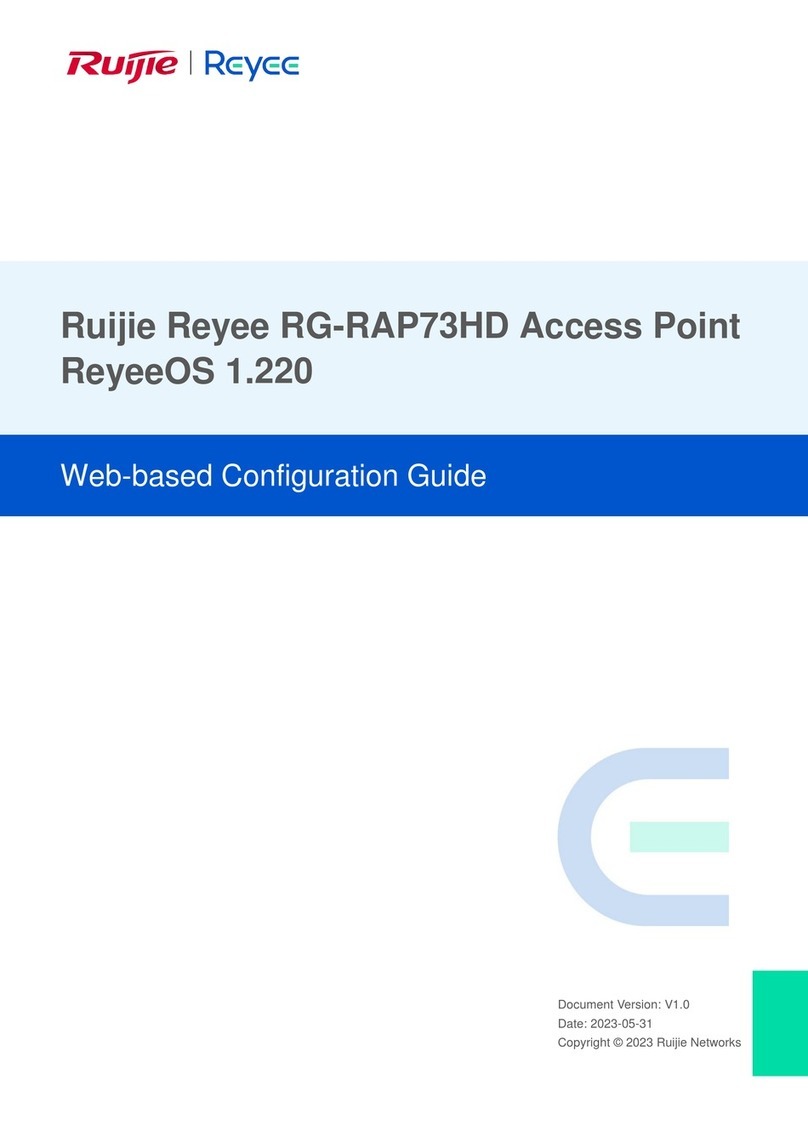 Ruijie Reyee RG-RAP73HD User manual Ruijie Reyee RG-RAP73HD User manual