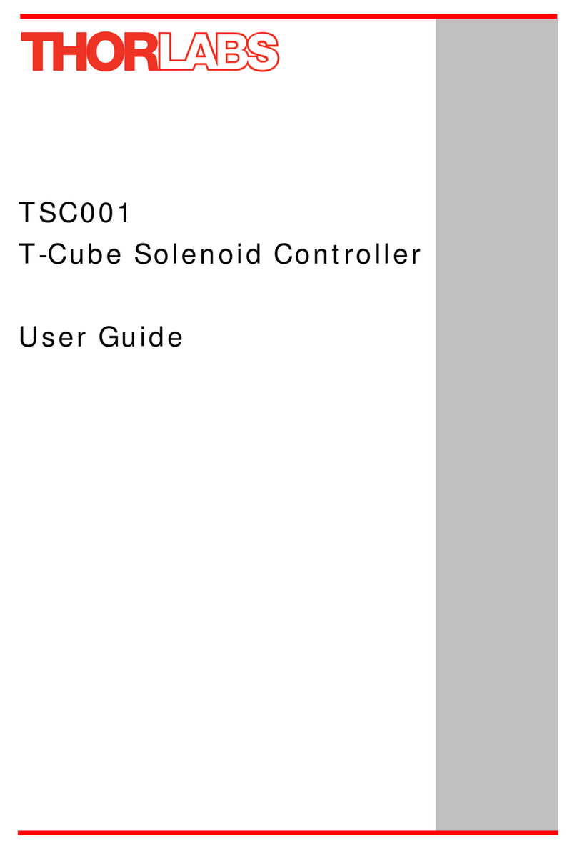 THORLABS TSC001 User manual