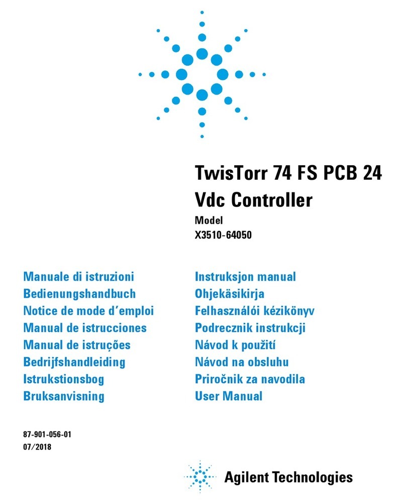 Agilent Technologies TwisTorr 74 FS PCB 24 User manual