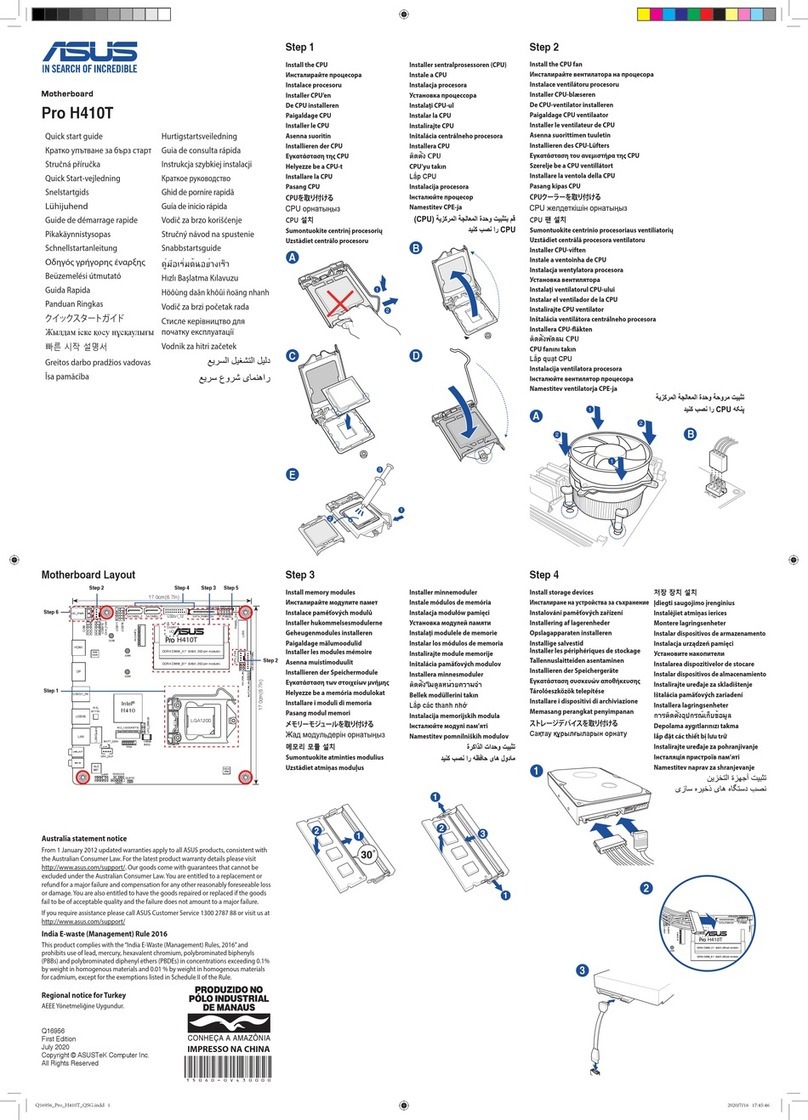 Asus Pro H410T User manual