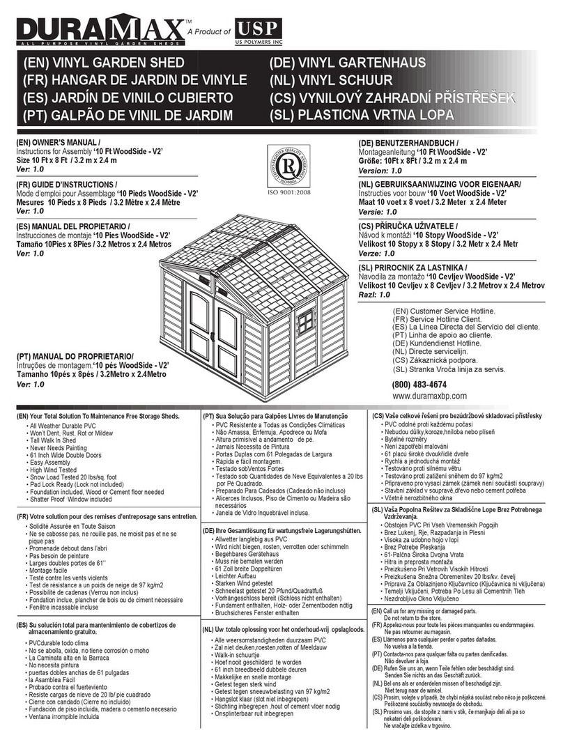 USP DURAMAX WoodSide-V2 owner's manual