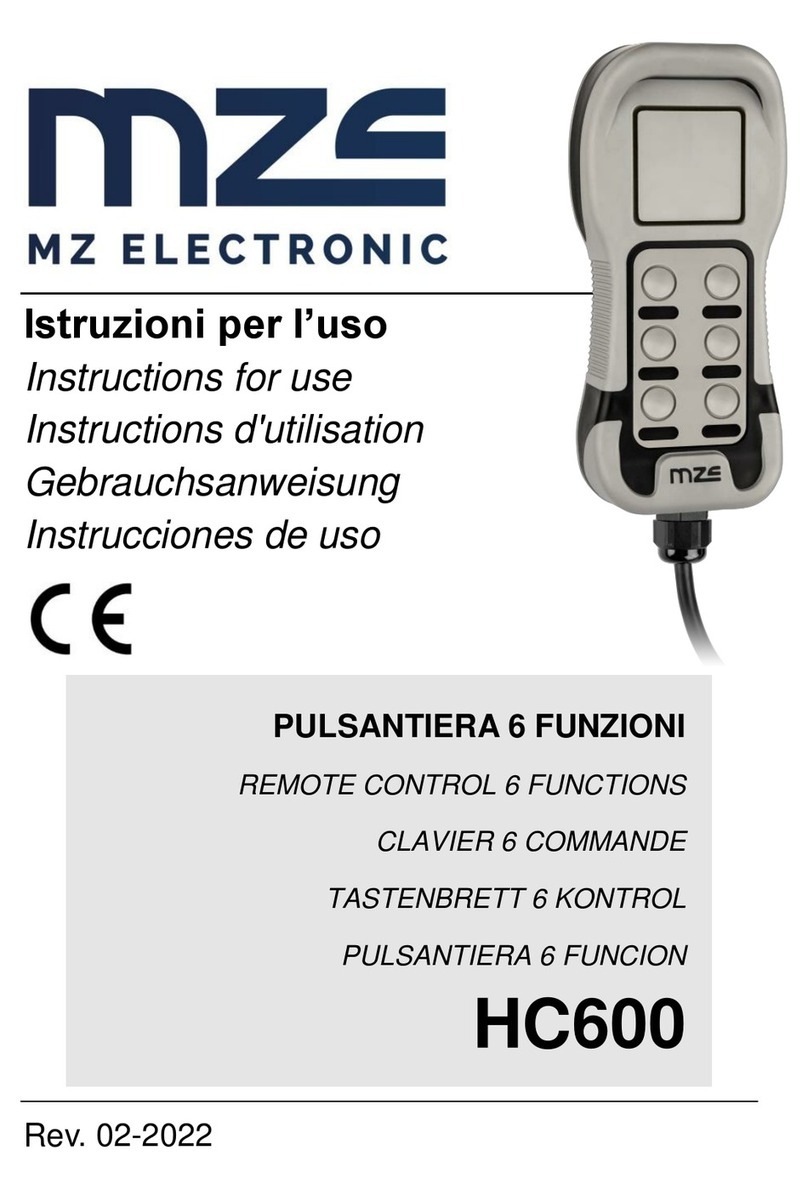 MZ electronic HC600 User manual
