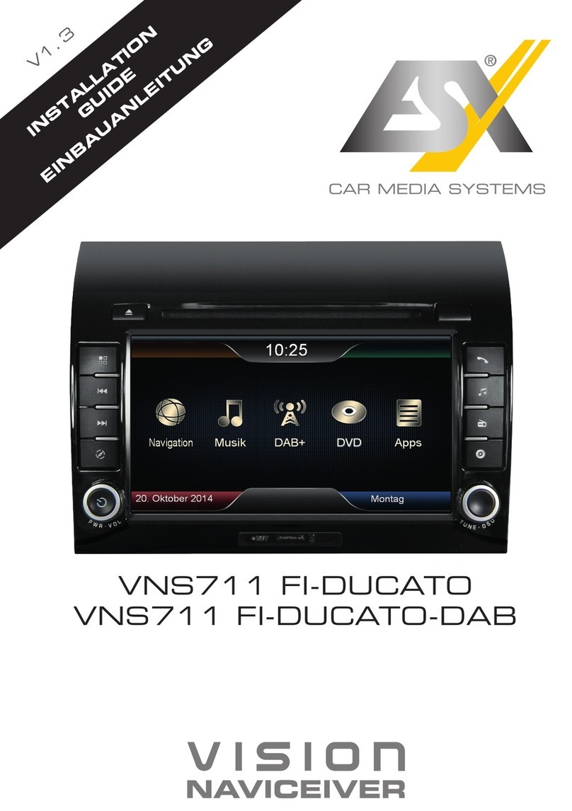 ESX VISION NAVICEIVER VNS711 FI-DUCATO User manual