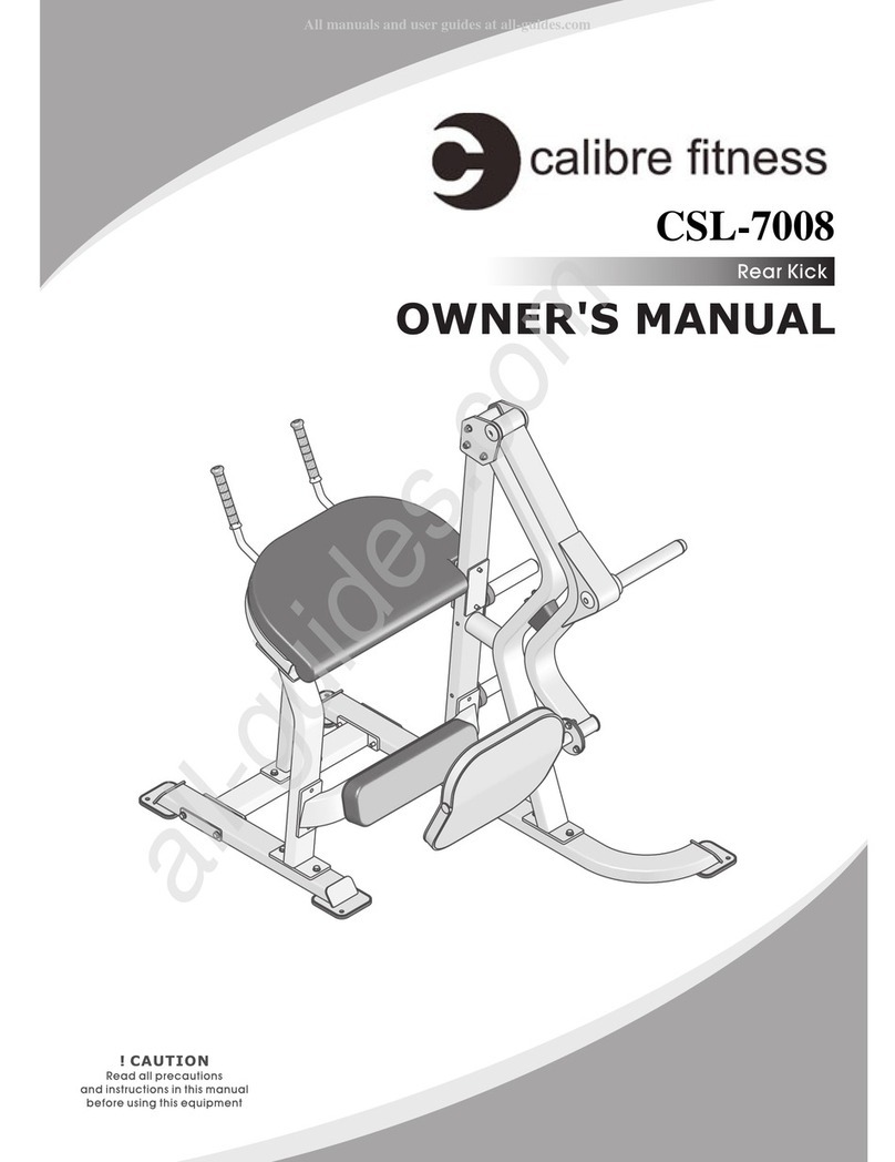 Calibre Fitness CSL-7008 owner's manual