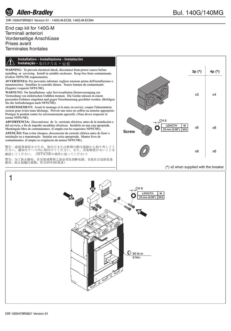 Allen-Bradley 140G-M-ECM Installation