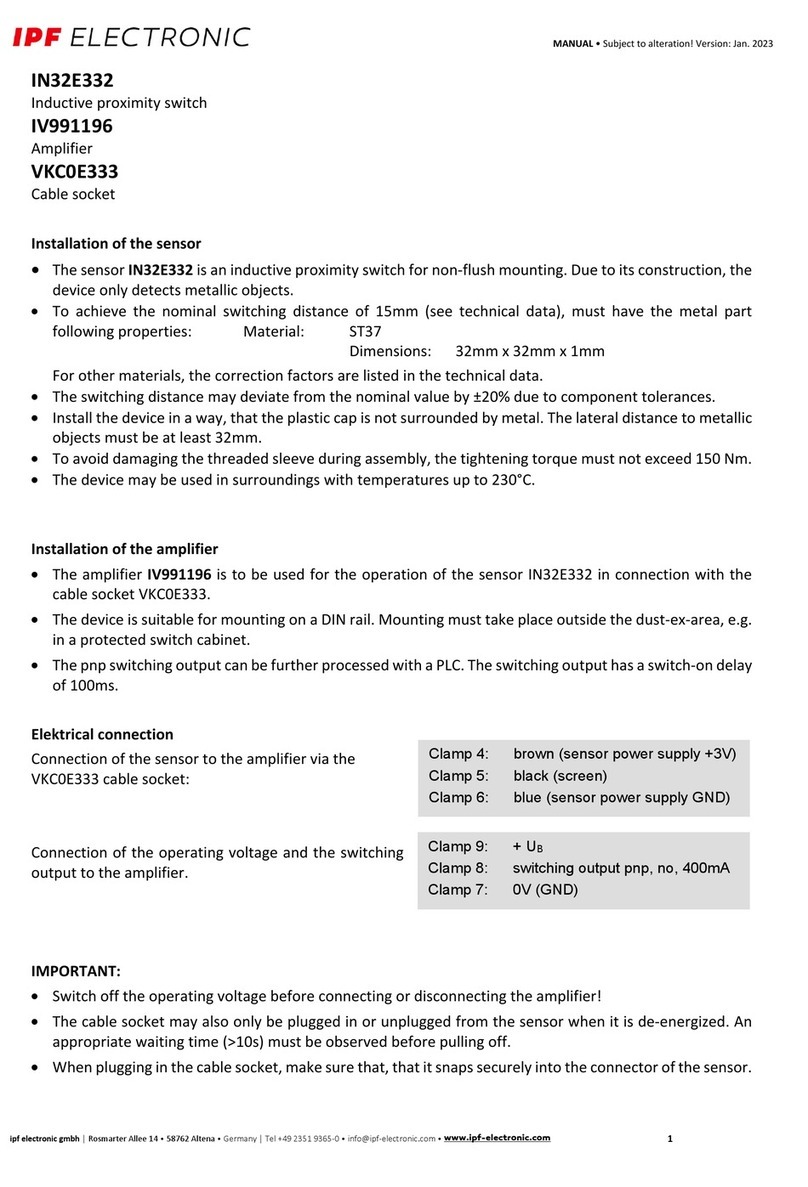 ipf electronic IN32E332 manual