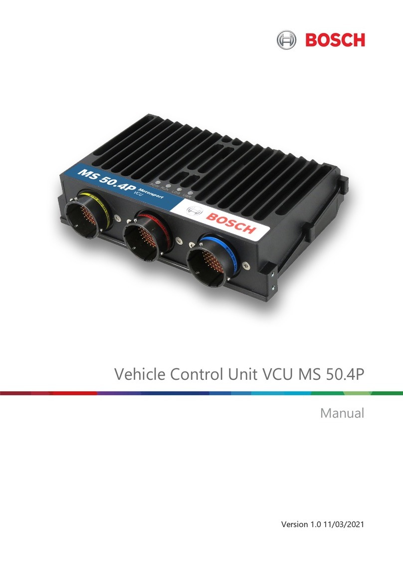 Bosch VCU MS 50.4P User manual