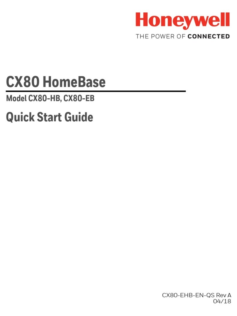 Honeywell HomeBase CX80 quick start guide
