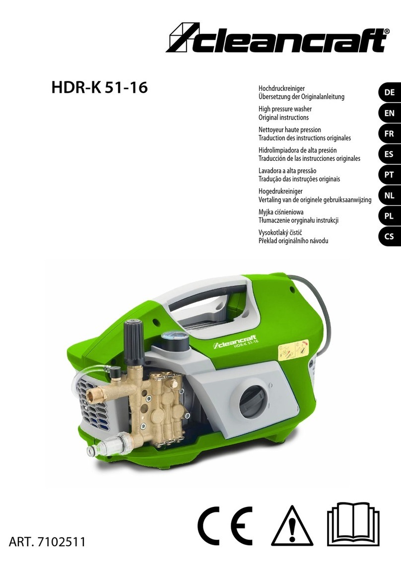 CleanCraft HDR-K 51-16 Original instructions CleanCraft HDR-K 51-16 Original instructions