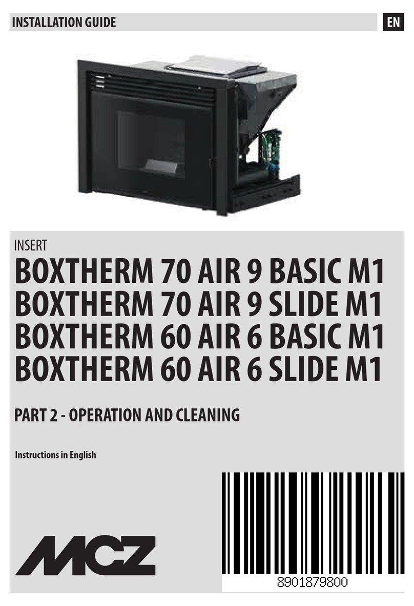 MCZ BOXTHERM 70 AIR 9 SLIDE M1 User manual