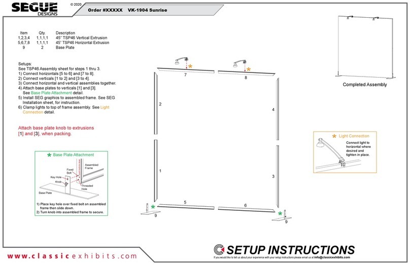 SEGUE VK-1904 User manual