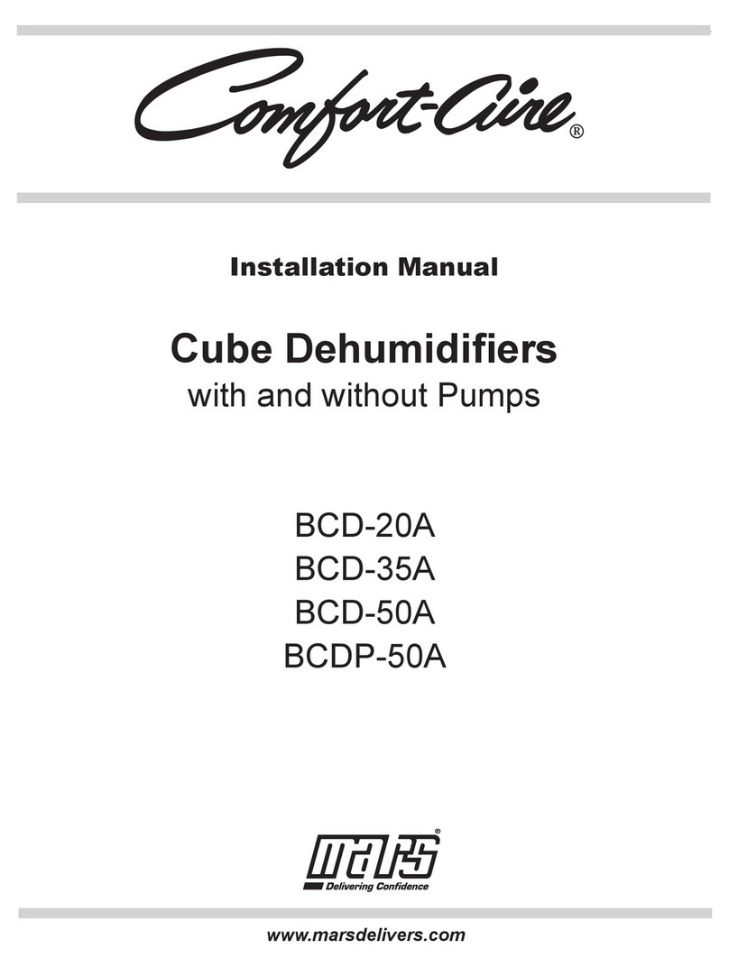 Mars COMFORT-AIRE BCD-20A User manual