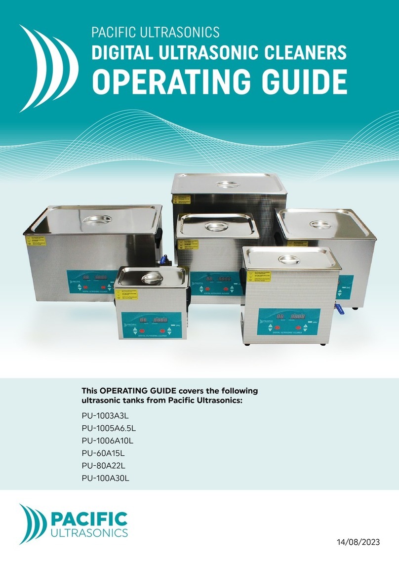 Pacific PU-1003A3L operating guide Pacific PU-1003A3L operating guide