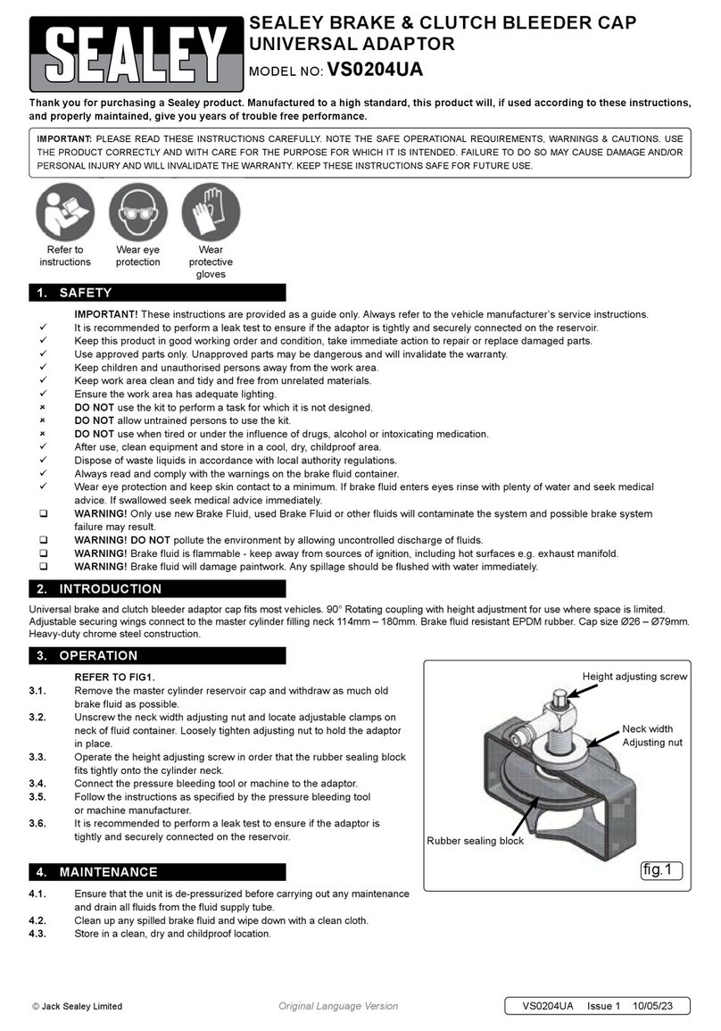 Sealey VS0204UA User manual