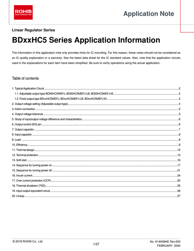 Rohm BD HC5 Series Application Information